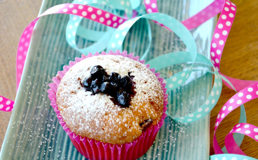Blåbärsmuffins