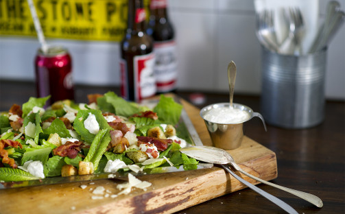 Caesarsallad med bacon