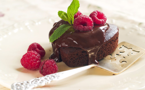 Chokladkaka med turkisk yoghurt