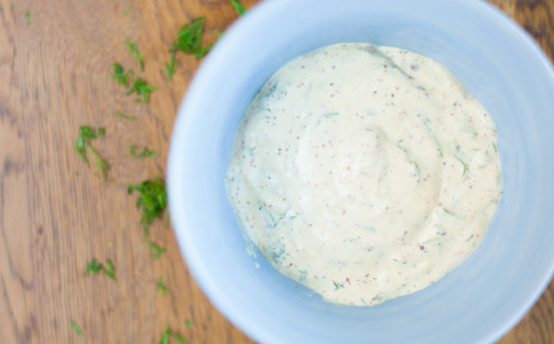 Dressing med senap och dill