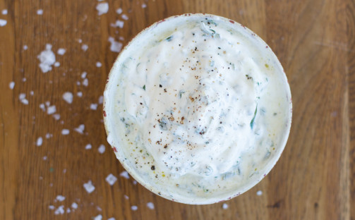 Dressing till färsk potatis