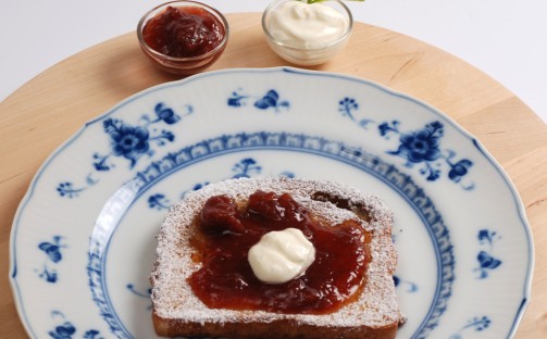 Fattiga Riddare med sylt och Mascarponecreme