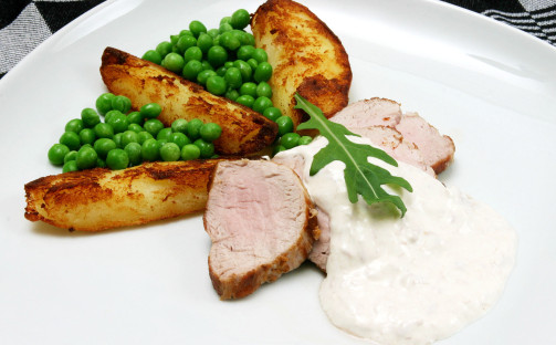 Fläskfilé med tonfisksås