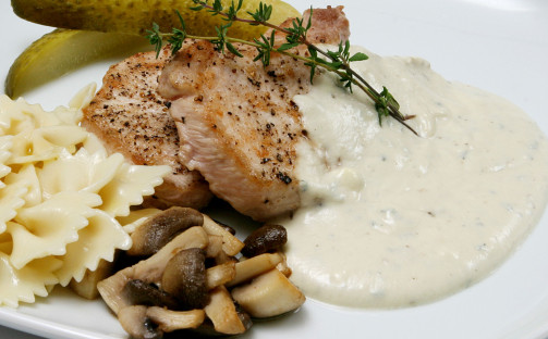 Fläskkotlett med ädelost