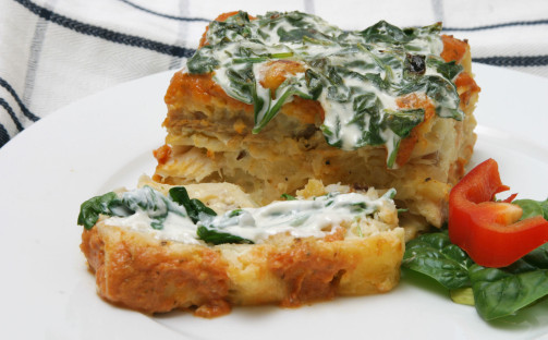 Grönsakslasagne, vegetarisk