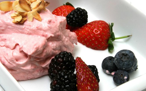 Hallonyoghurt