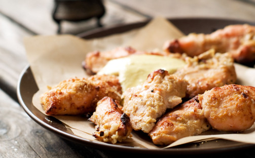 Kycklingfilé i yoghurtmarinad