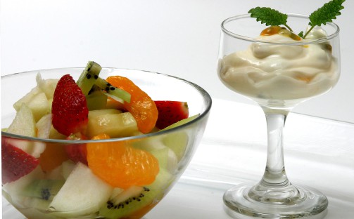 Passionscrème till fruktsallad