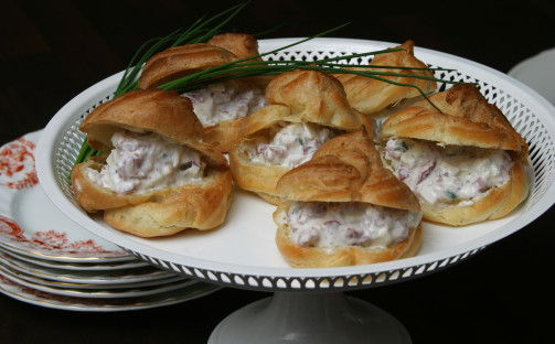 Petit Choux med rensteksröra