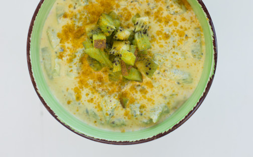 Sås med kiwi till kallskuret