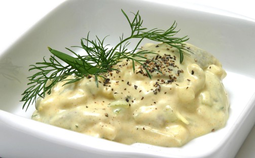 Sill i currycrème