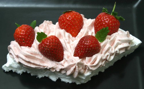 Smoothie-/marängtårta