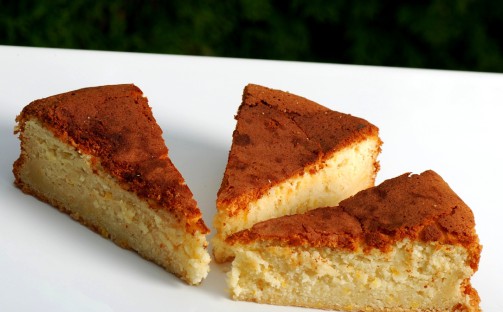 Sockerkaka med vit choklad