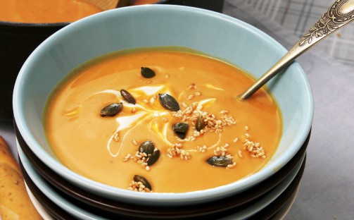 Sötpotatissoppa med kokosmjölk