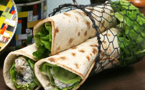 Tunnbrödsrulle med strömming