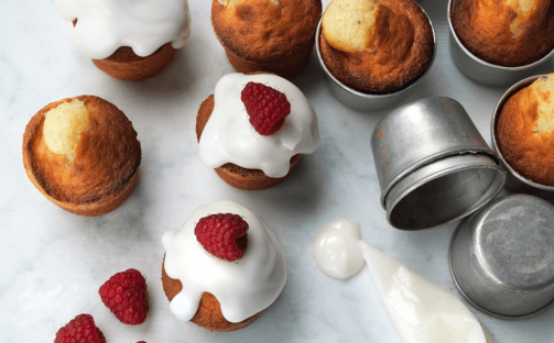 Yoghurtmuffins med topping