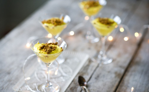 Yoghurtpannacotta med saffran