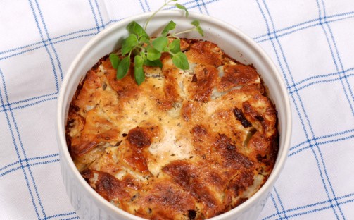 Potatis- och rotfruktsgratäng