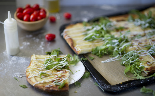 Pizza Bianca med potatis