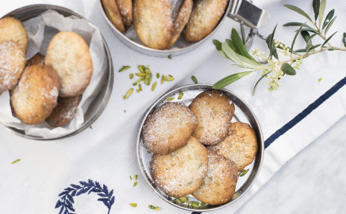 Grekiska yoghurtkakor med pistage