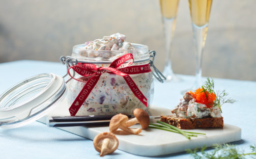 Skärgårdssill, med sill eller svamp