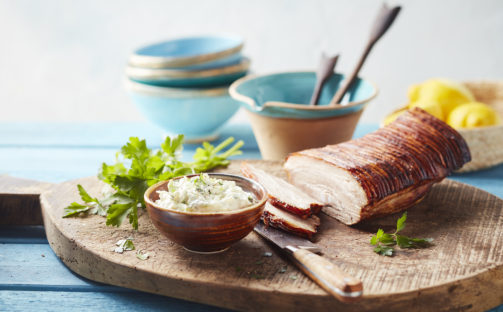 Äpple- och vitlökssås