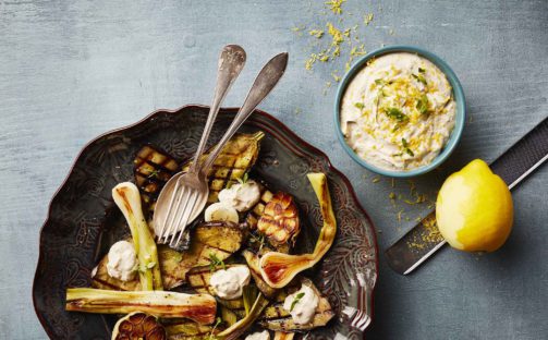 Tahini- och citronsås