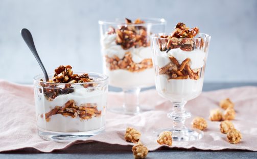 Sweet and salty yoghurtsnacks