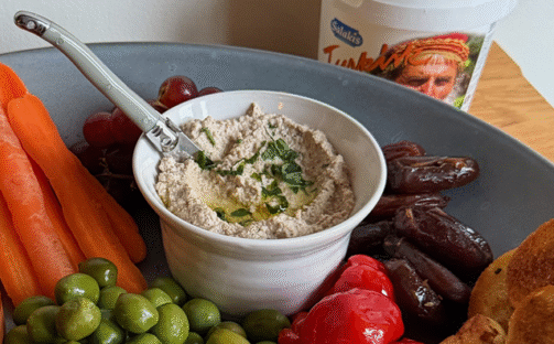 Rostad aubergine- och valnötsröra