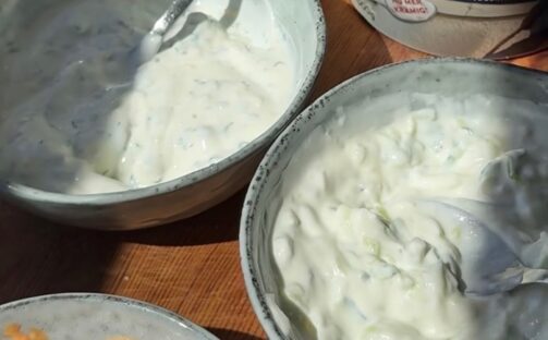 Tre snabba såser med grekisk yoghurt